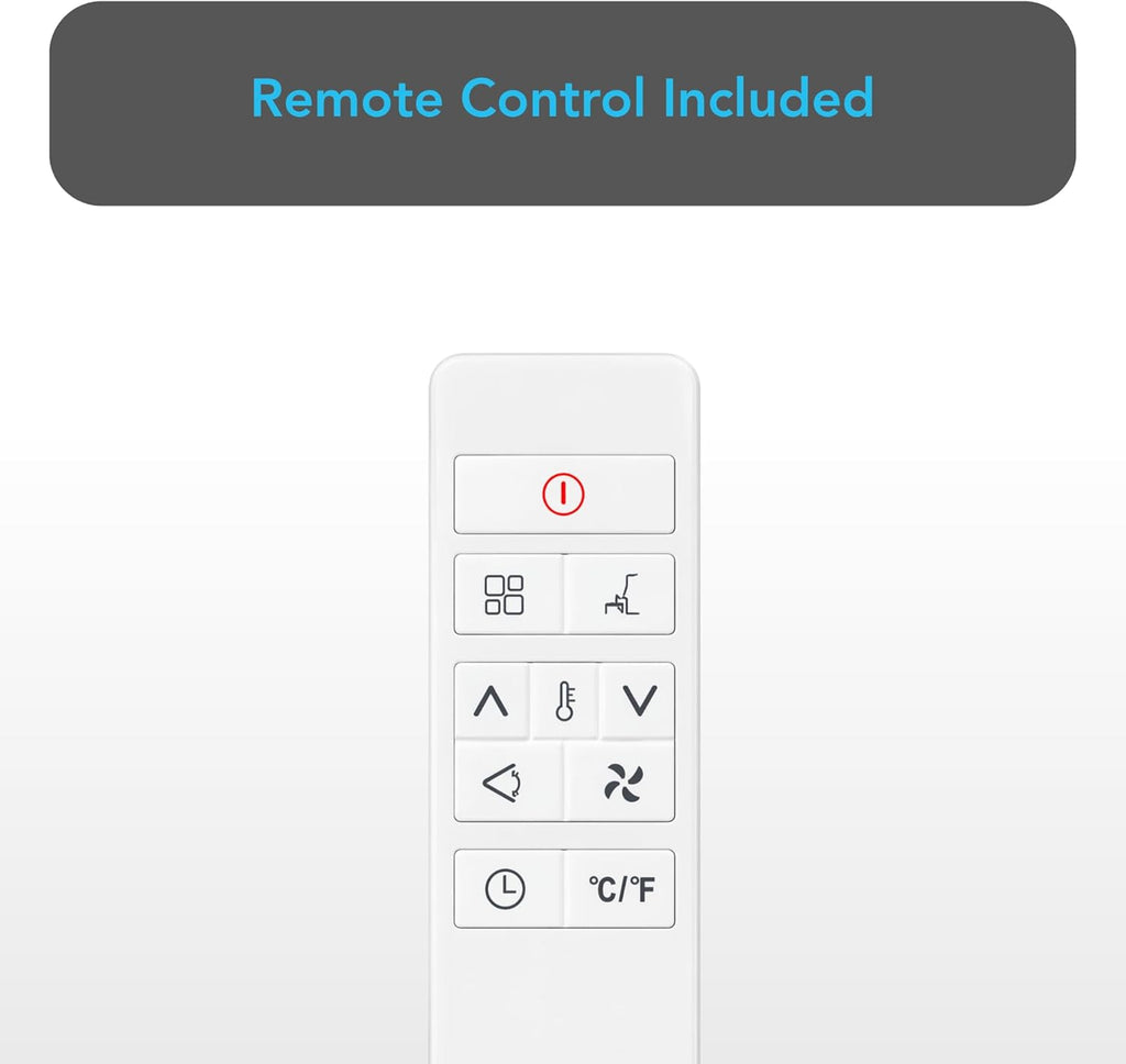 Climatiseur portable connecté 3-en-1 Comfort Zone 8000 BTU, WiFi, télécommande et minuterie 24h – image 9