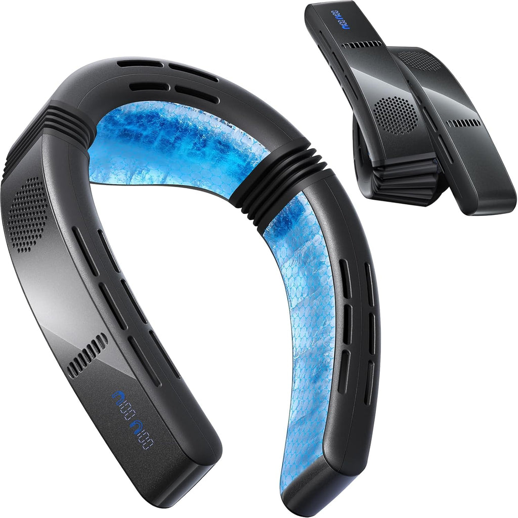 Climatiseur de cou TORRAS COOLiFY Cyber Fold — refroidissement cou et visage, ventilation réglable, pliable, rechargeable, no