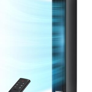 Ventilateur tour DREO silencieux (20 dB), 8 vitesses, 4 modes, oscillation 90°, avec télécommande