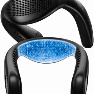 Climatiseur de cou TORRAS COOLiFY Air 2026 — double flux d'air, ultra léger, rechargeable, noir