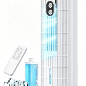 Climatiseur portable 4-en-1 avec télécommande, 3 vitesses, minuterie 10h et oscillation 90°